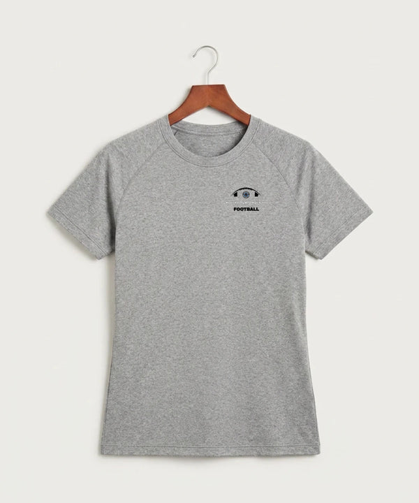 Martin County West High School Football (Boys) - Gray Tee - Left Chest