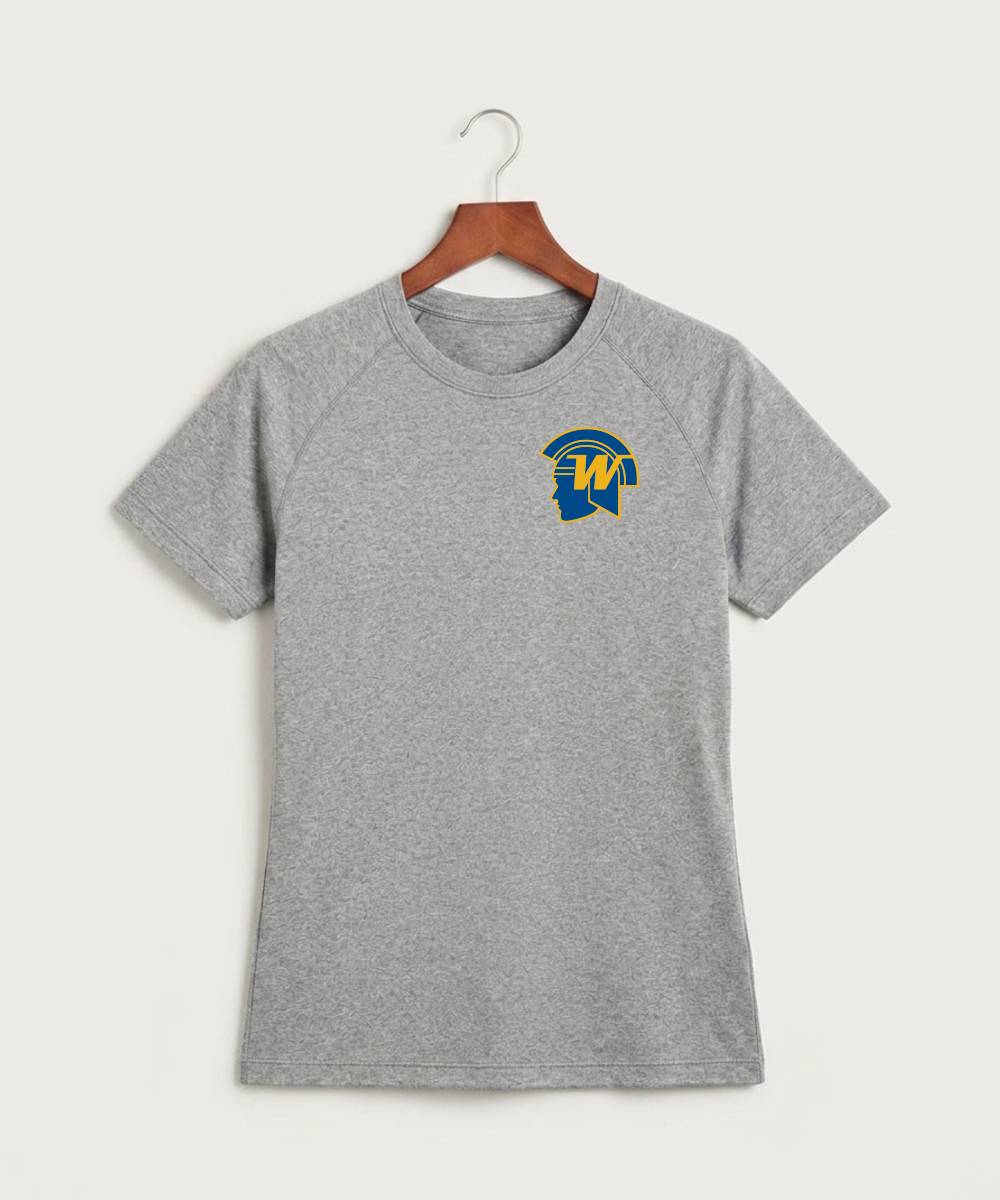 Wayzata High School Football (Boys) - Gray Tee - Left Chest