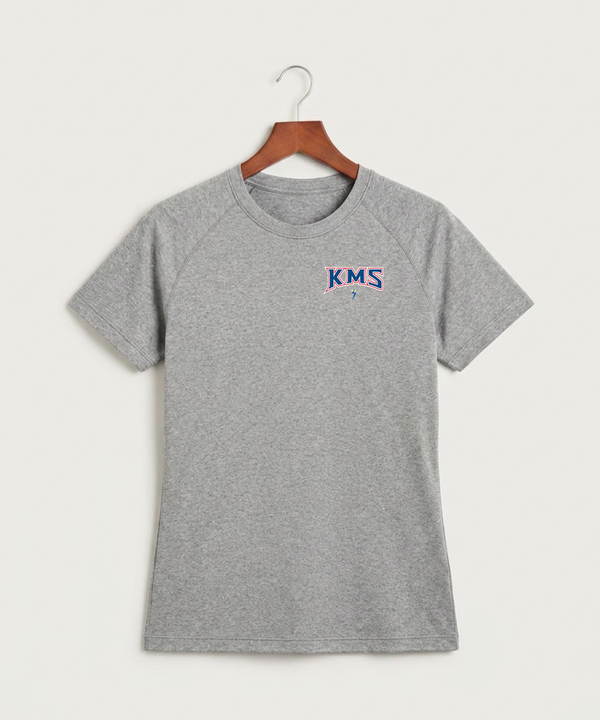 Kerkhoven-Murdock-Sunburg High School Football (Boys) - Gray Tee - Left Chest