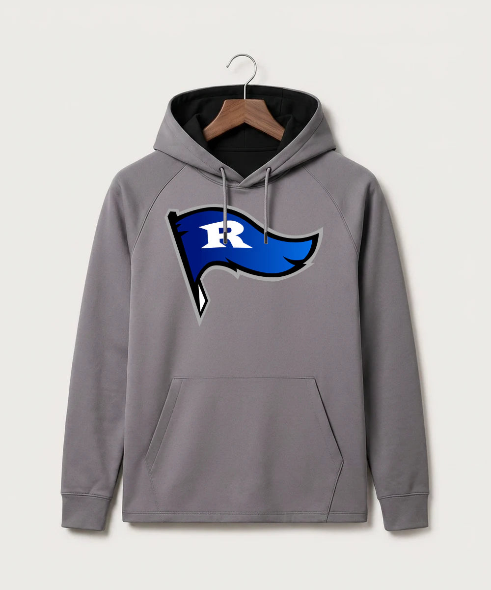 Red Lake County Central Football (Boys) - Gray Hoodie - Full Front