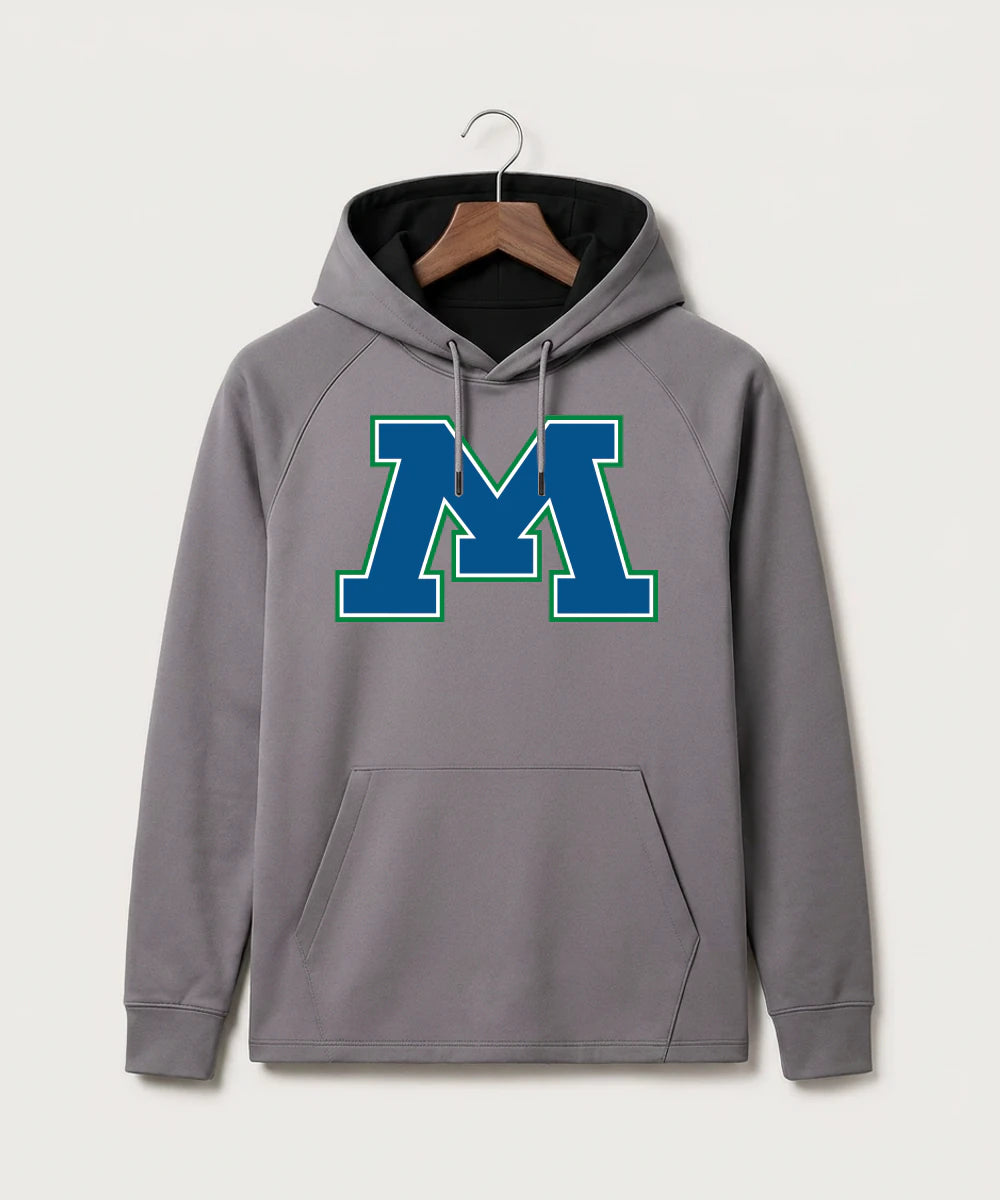 Minnewaska Area High School Football (Boys) - Gray Hoodie - Full Front