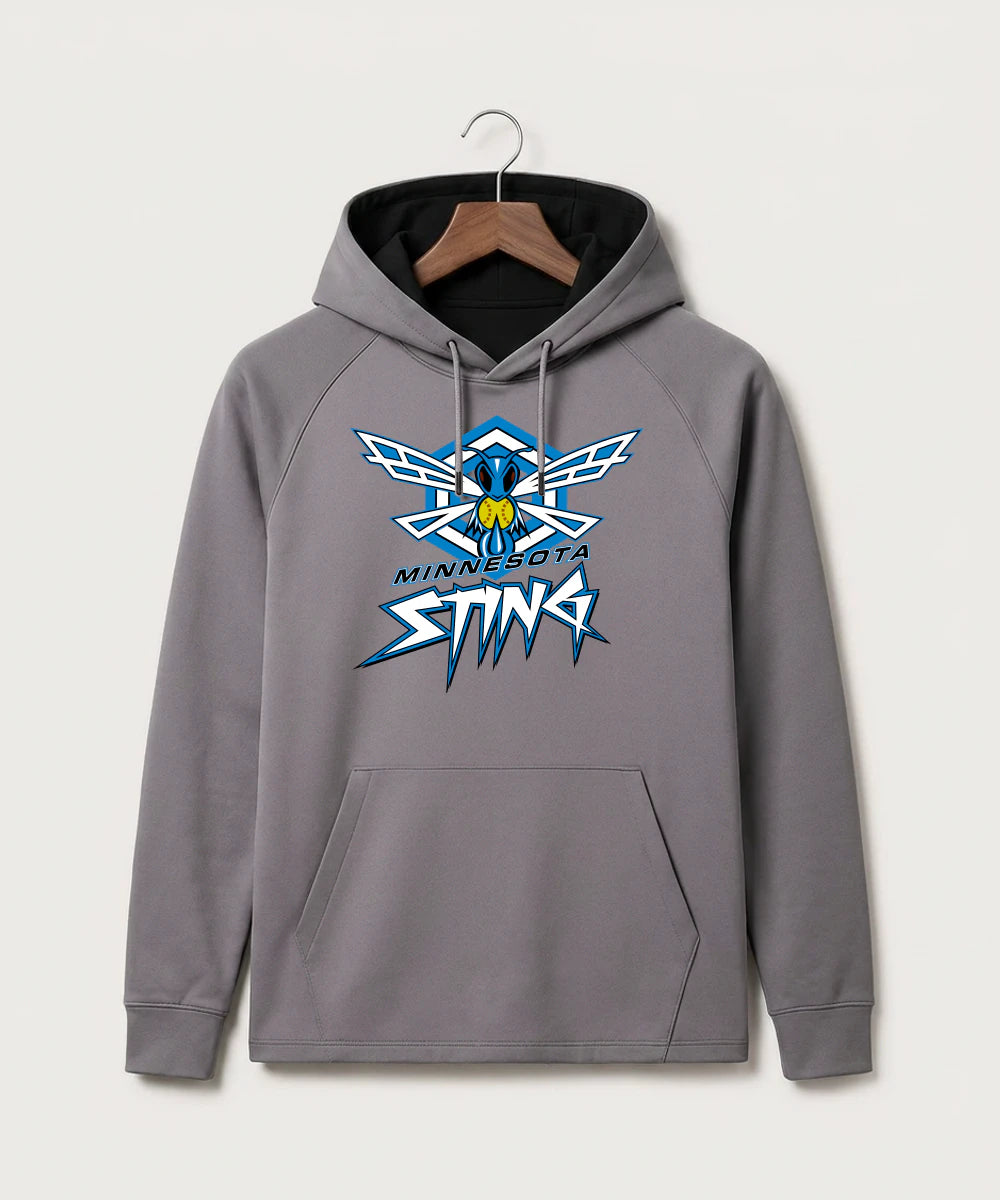 Minnesota Sting Athletics - Gray Hoodie - Full Front