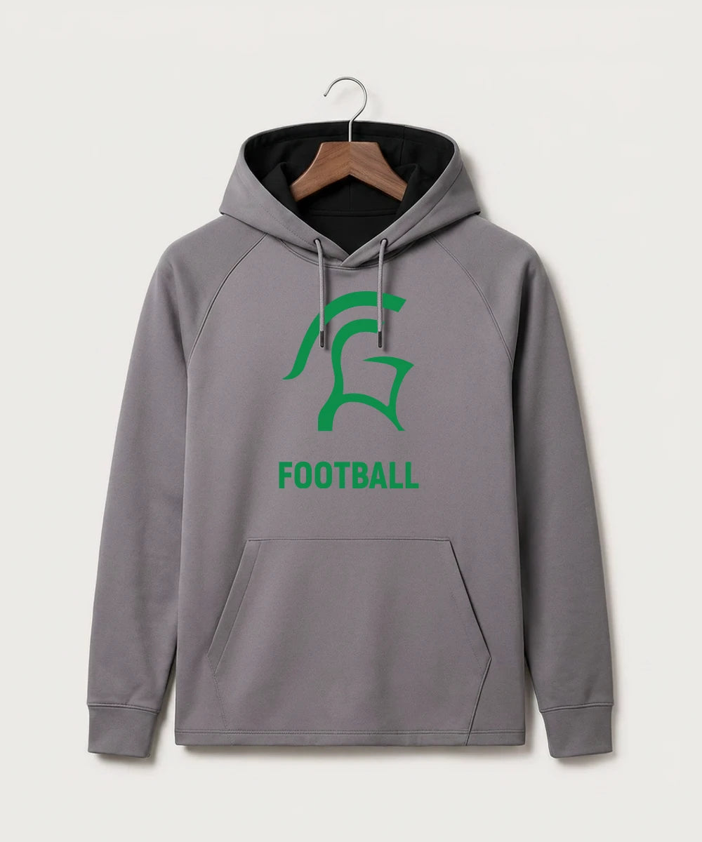 La Crescent-Hokah High School Football (Boys) - Gray Hoodie - Full Front