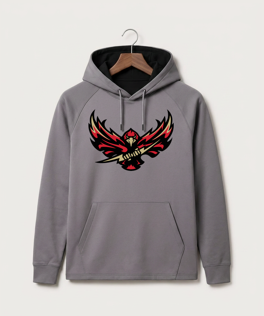 Gfw High School Football (Boys) - Gray Hoodie - Full Front