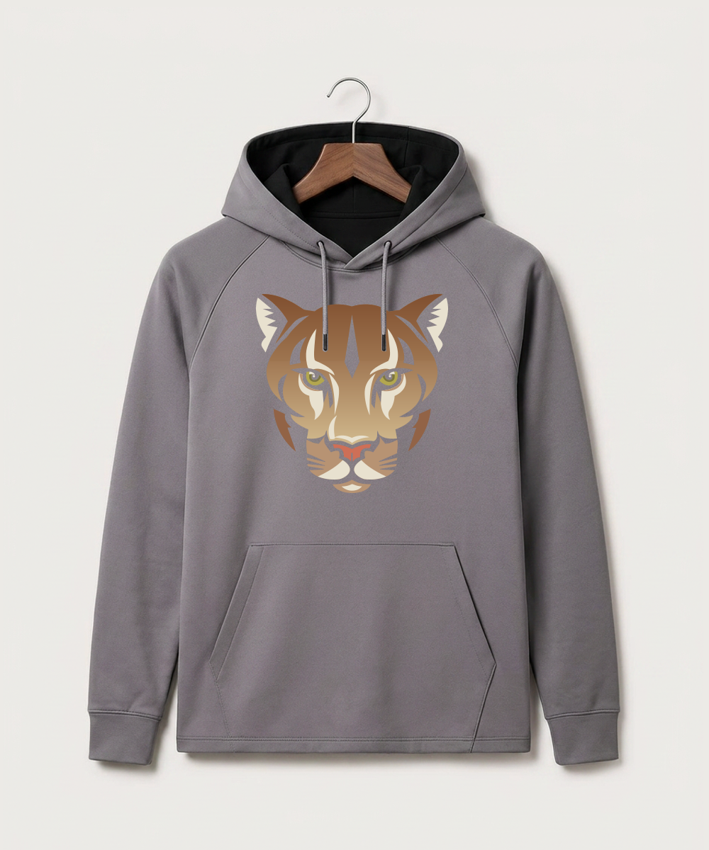 Ada Borup High School Football (Boys) - Gray Hoodie - Full Front
