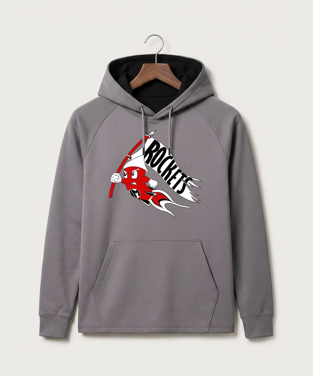 John Marshall High School Cross Country (Coed) - Gray Hoodie - Full Front