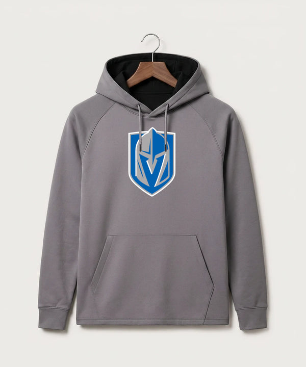 Lake Crystal-Welcome-Memorial High School Football (Boys) - Gray Hoodie - Full Front