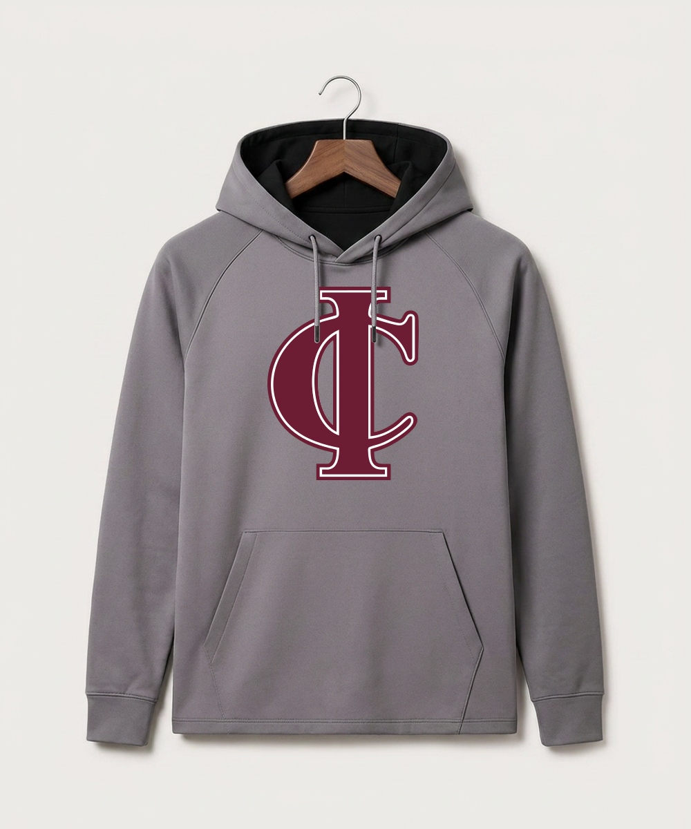 Crosby Ironton High School Football (Boys) - Gray Hoodie - Full Front