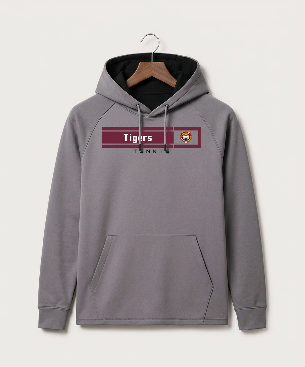 Stewartville High School Tennis (Coed) - Gray Hoodie - Full Front