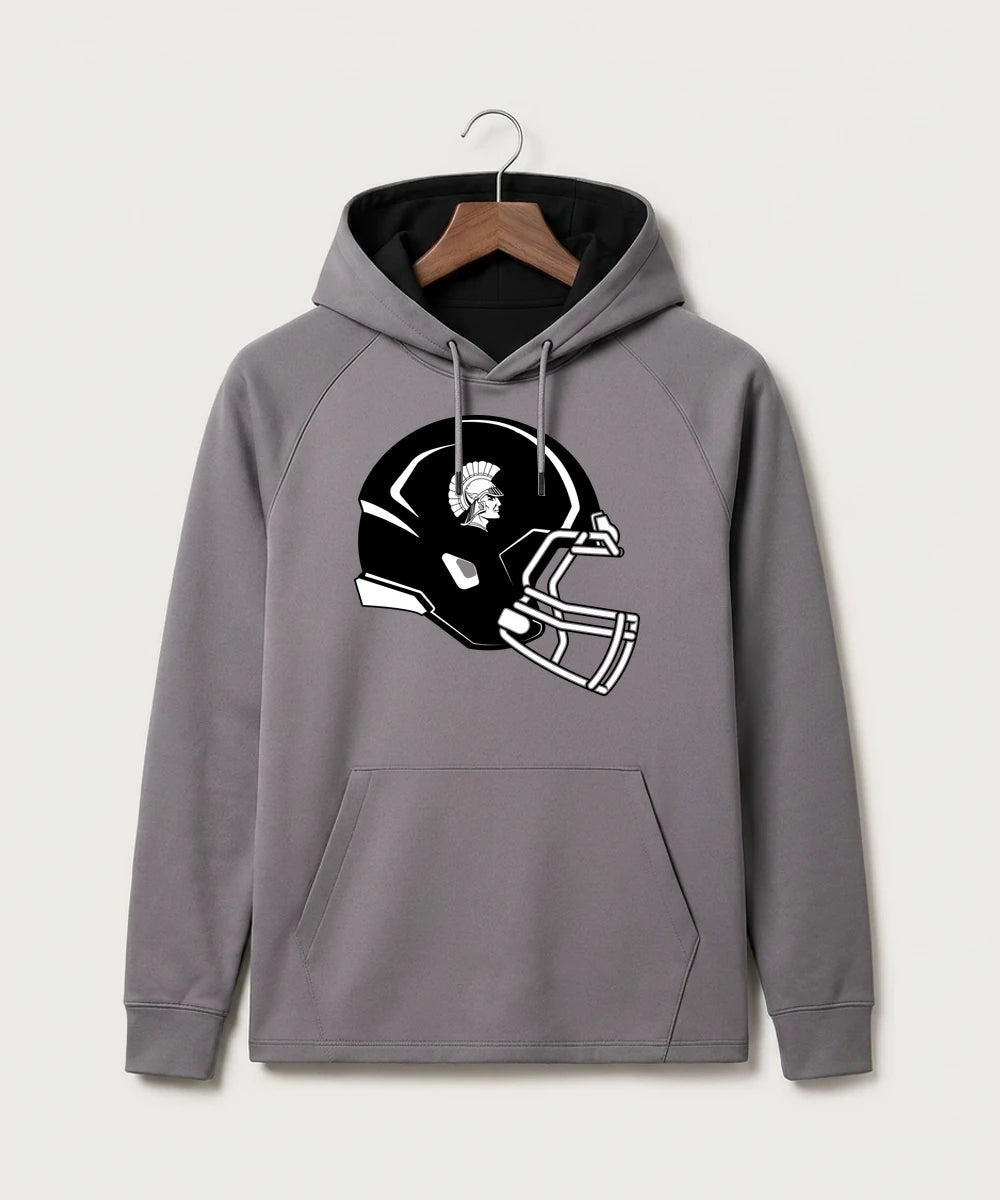 Wauwatosa West Football - Gray Hoodie - Full Front