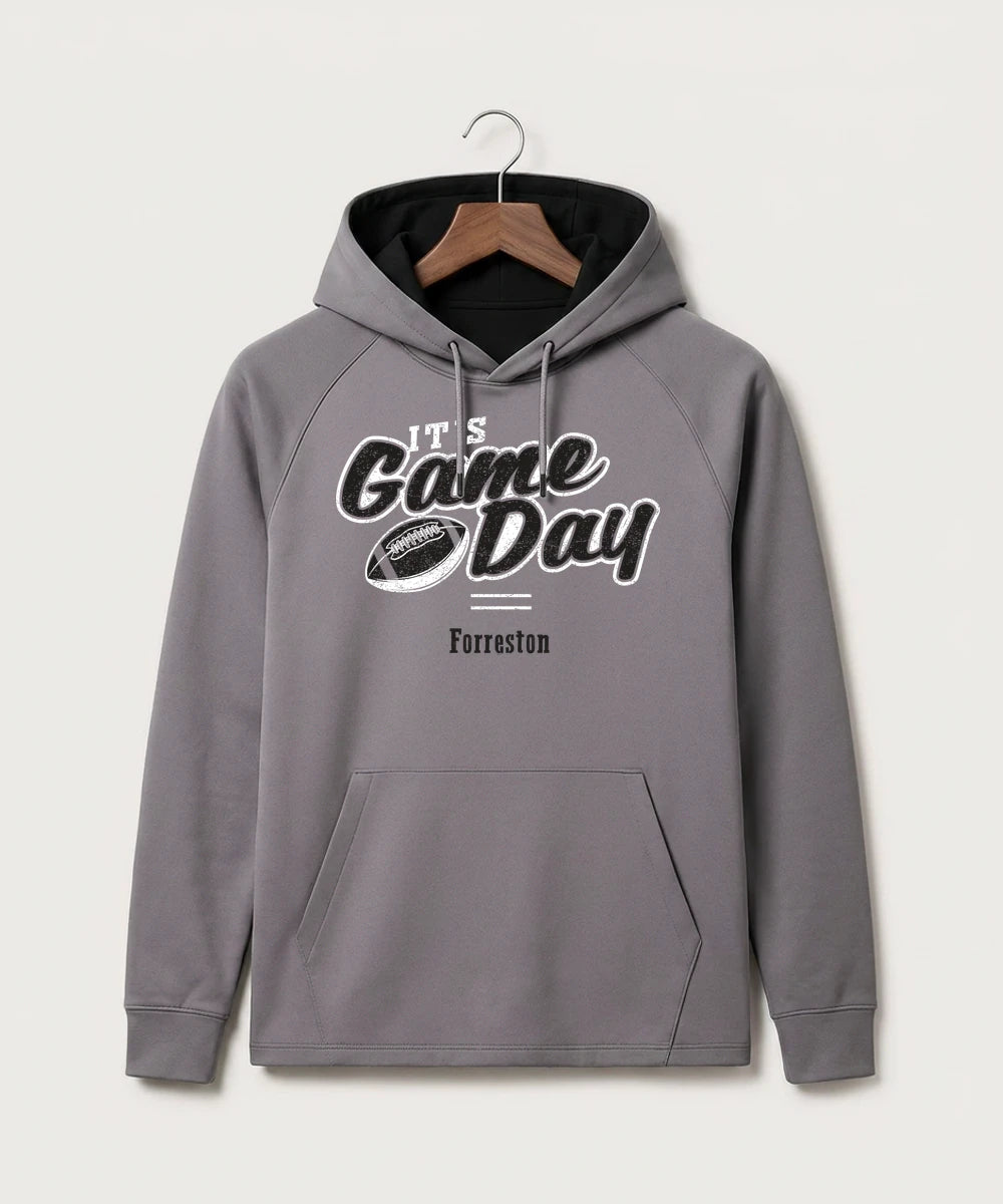 Forreston Football - Gray Hoodie - Full Front