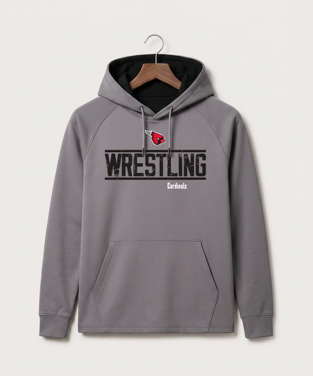 Forreston Wrestling - Gray Hoodie - Full Front