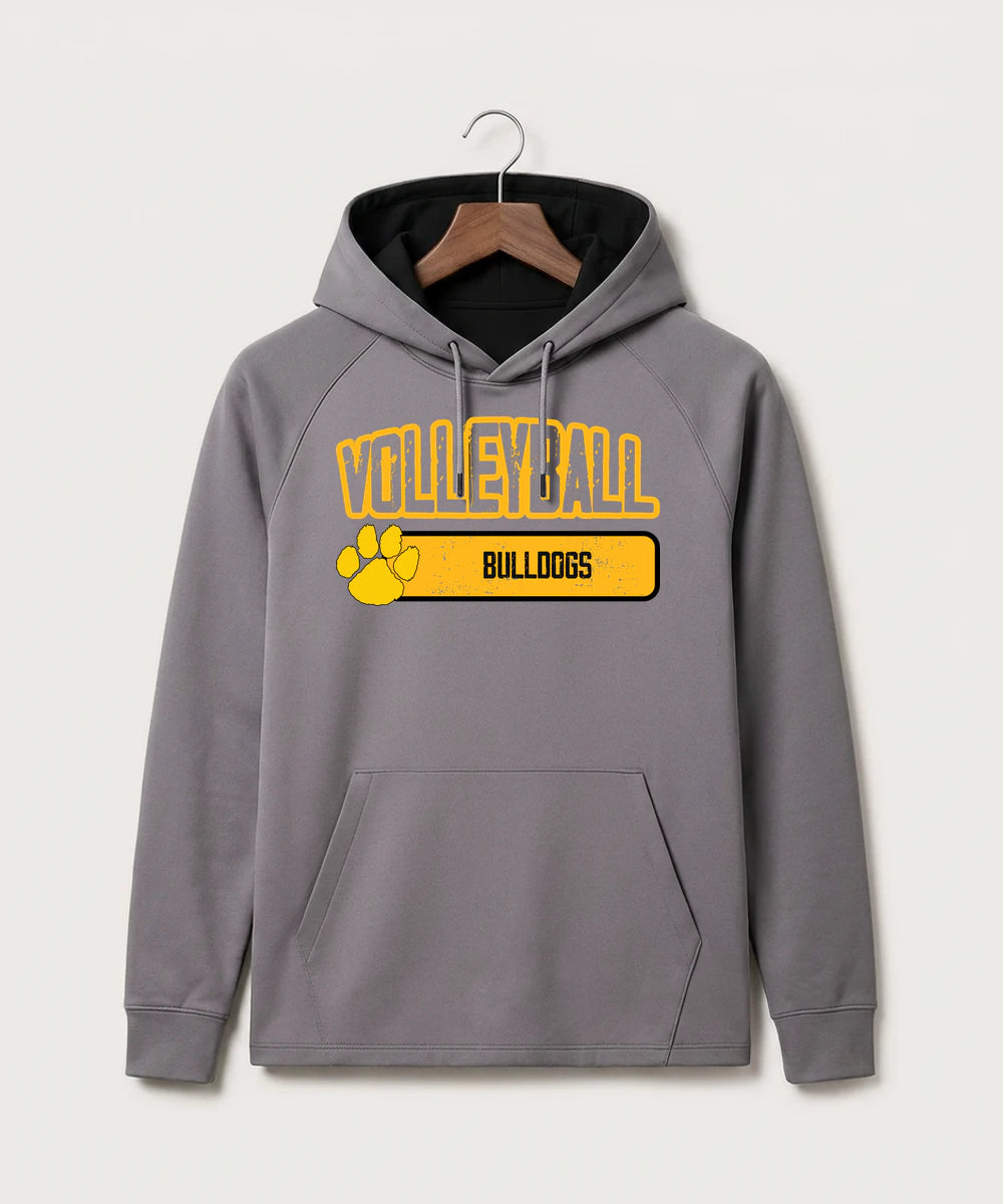 Plainview Elgin Millville H S Volleyball (Girls) - Gray Hoodie - Full Front