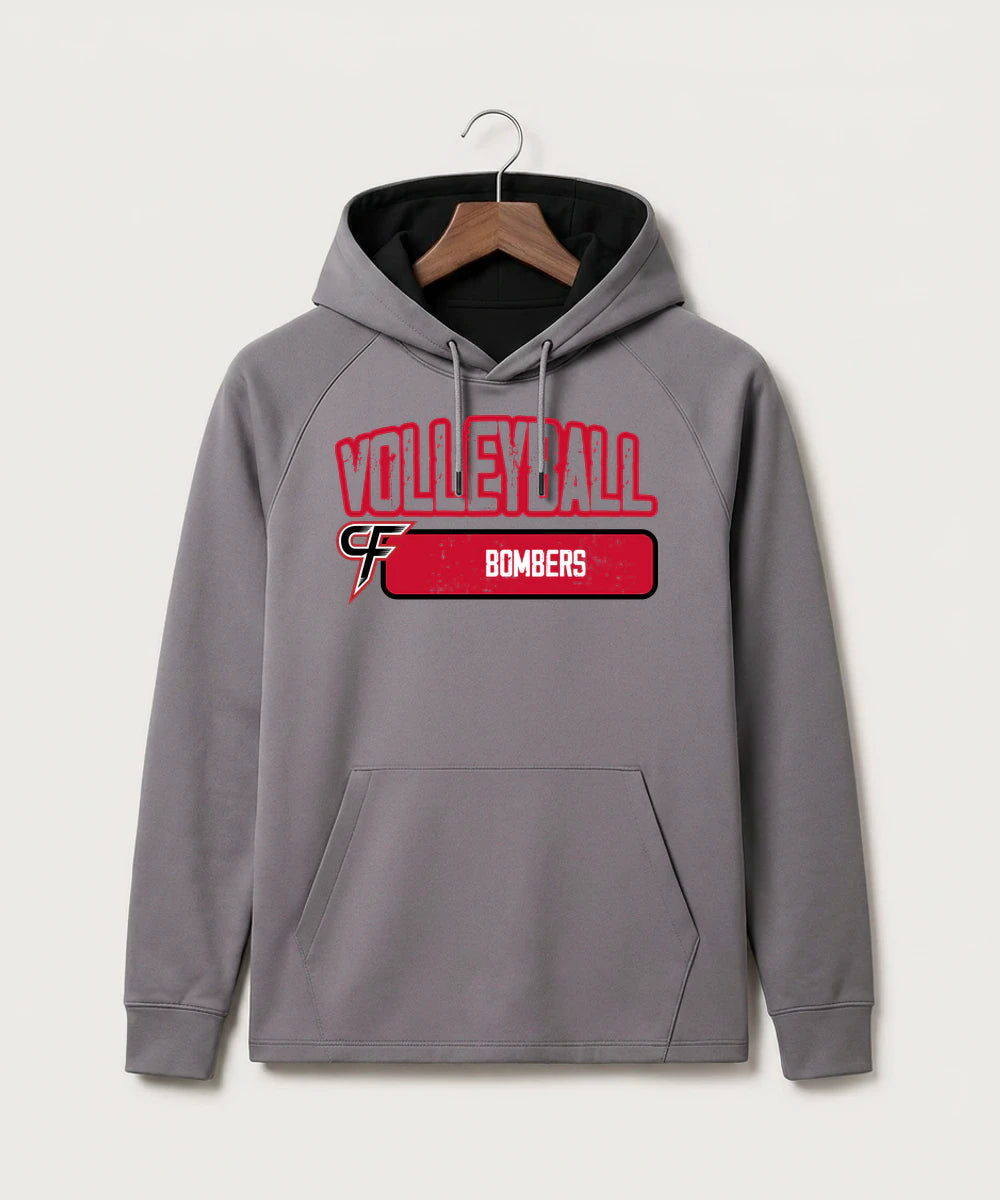 Cannon Falls High School Volleyball (Girls) - Gray Hoodie - Full Front