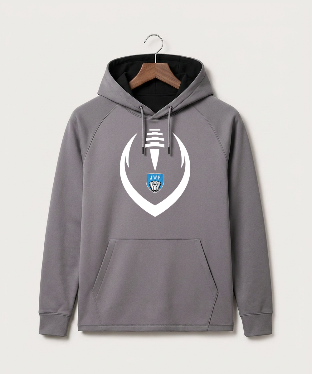 Janesville Waldorf Pemberton Football (Boys) - Gray Hoodie - Full Front