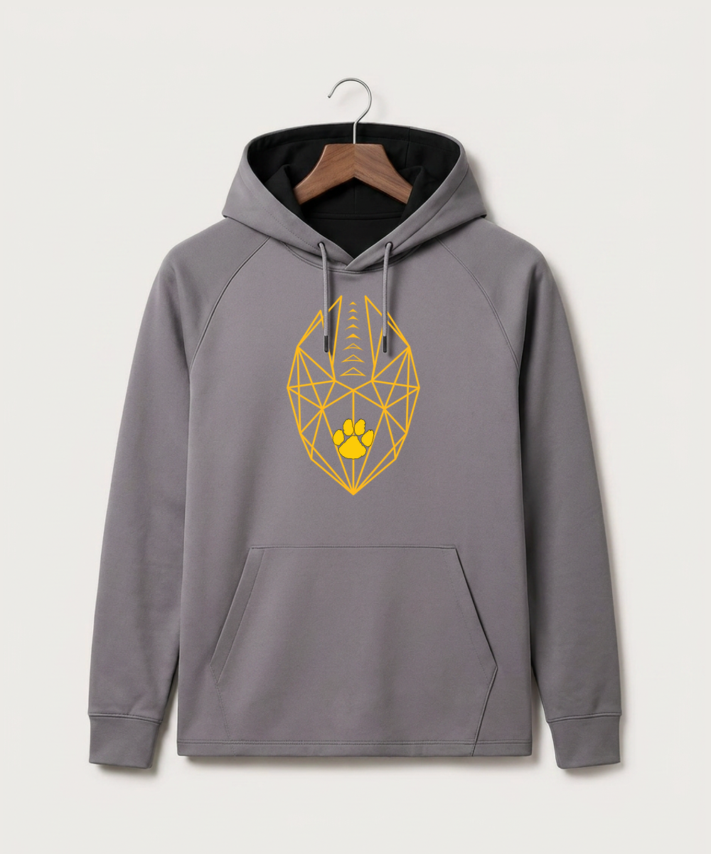 Plainview Elgin Millville H S Football (Boys) - Gray Hoodie - Full Front