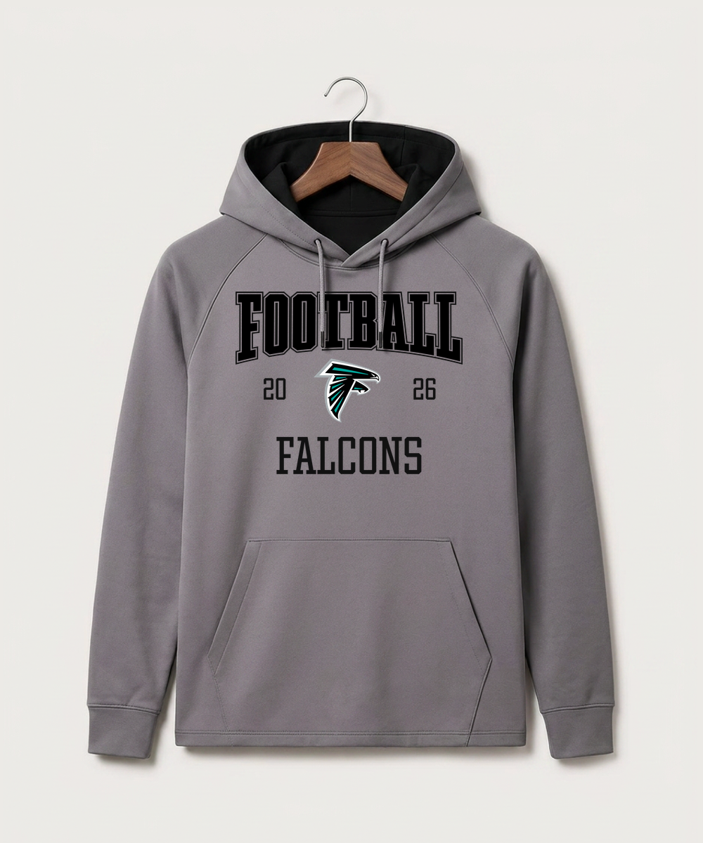 Fillmore Central High School Football (Boys) - Gray Hoodie - Full Front