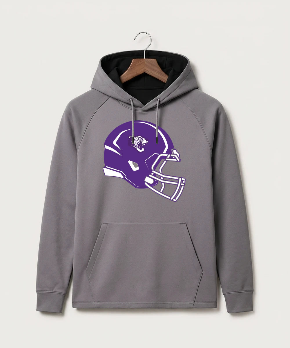 Granada-Huntley-East Chain/Truman Football (Boys) - Gray Hoodie - Full Front