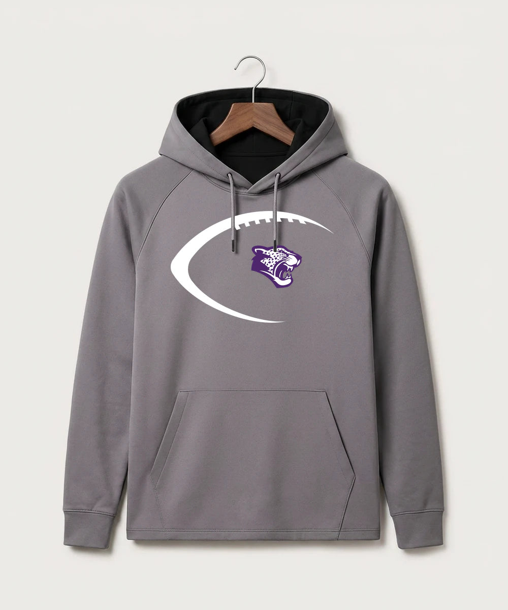 Granada-Huntley-East Chain/Truman Football (Boys) - Gray Hoodie - Full Front