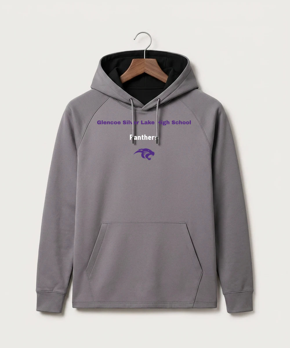 Glencoe Silver Lake High School Athletics - Gray Hoodie - Full Front