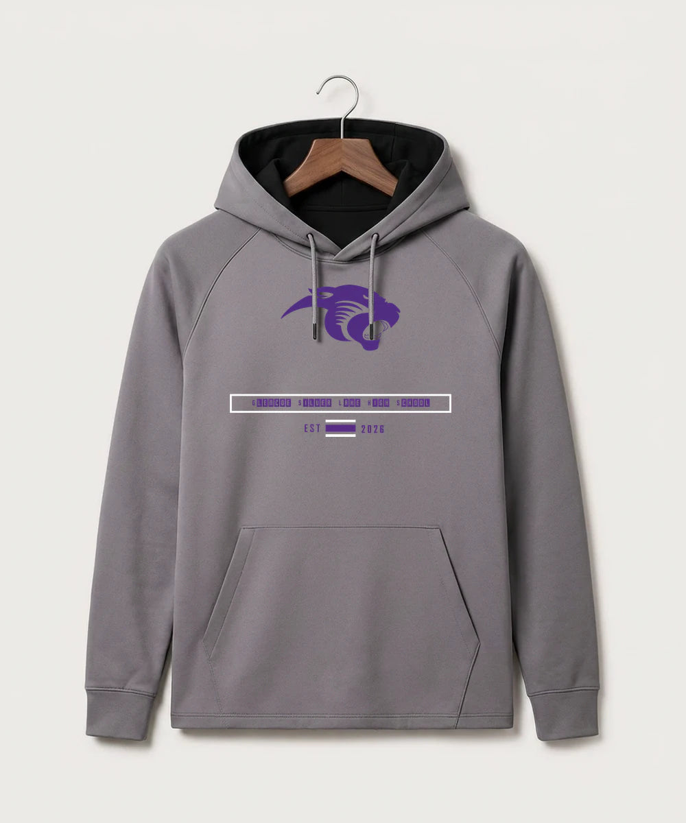 Glencoe Silver Lake High School Athletics - Gray Hoodie - Full Front