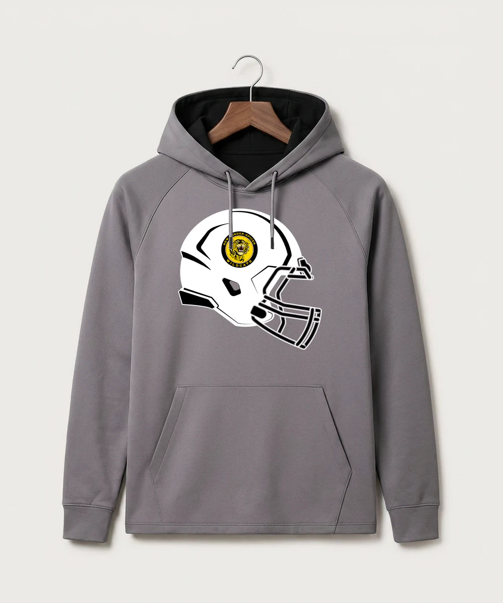 New London Spicer High School Football (Boys) - Gray Hoodie - Full Front