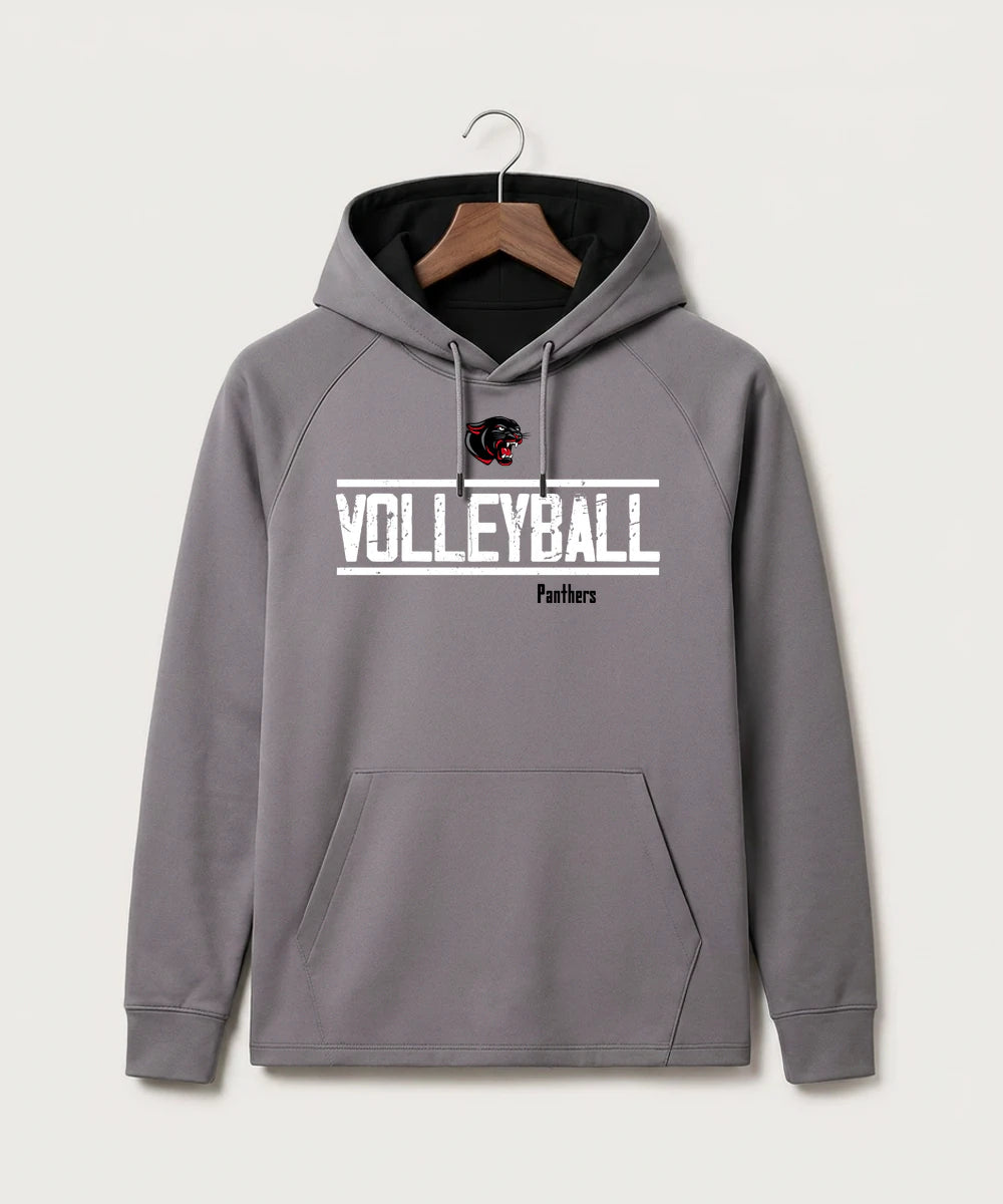 Tracy-Milroy-Balaton High School Volleyball (Girls) - Gray Hoodie - Full Front