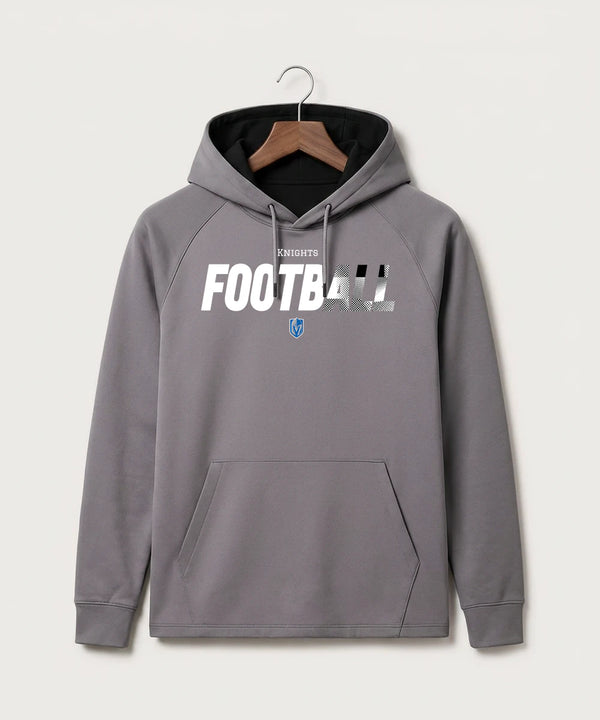 Lake Crystal-Welcome-Memorial High School Football (Boys) - Gray Hoodie - Full Front