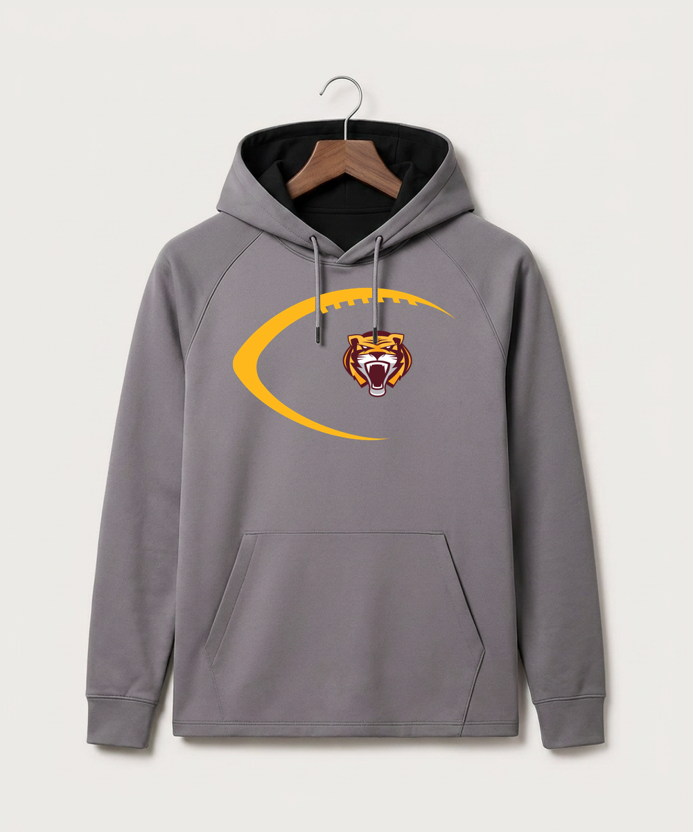 Stewartville High School Football (Boys) - Gray Hoodie - Full Front