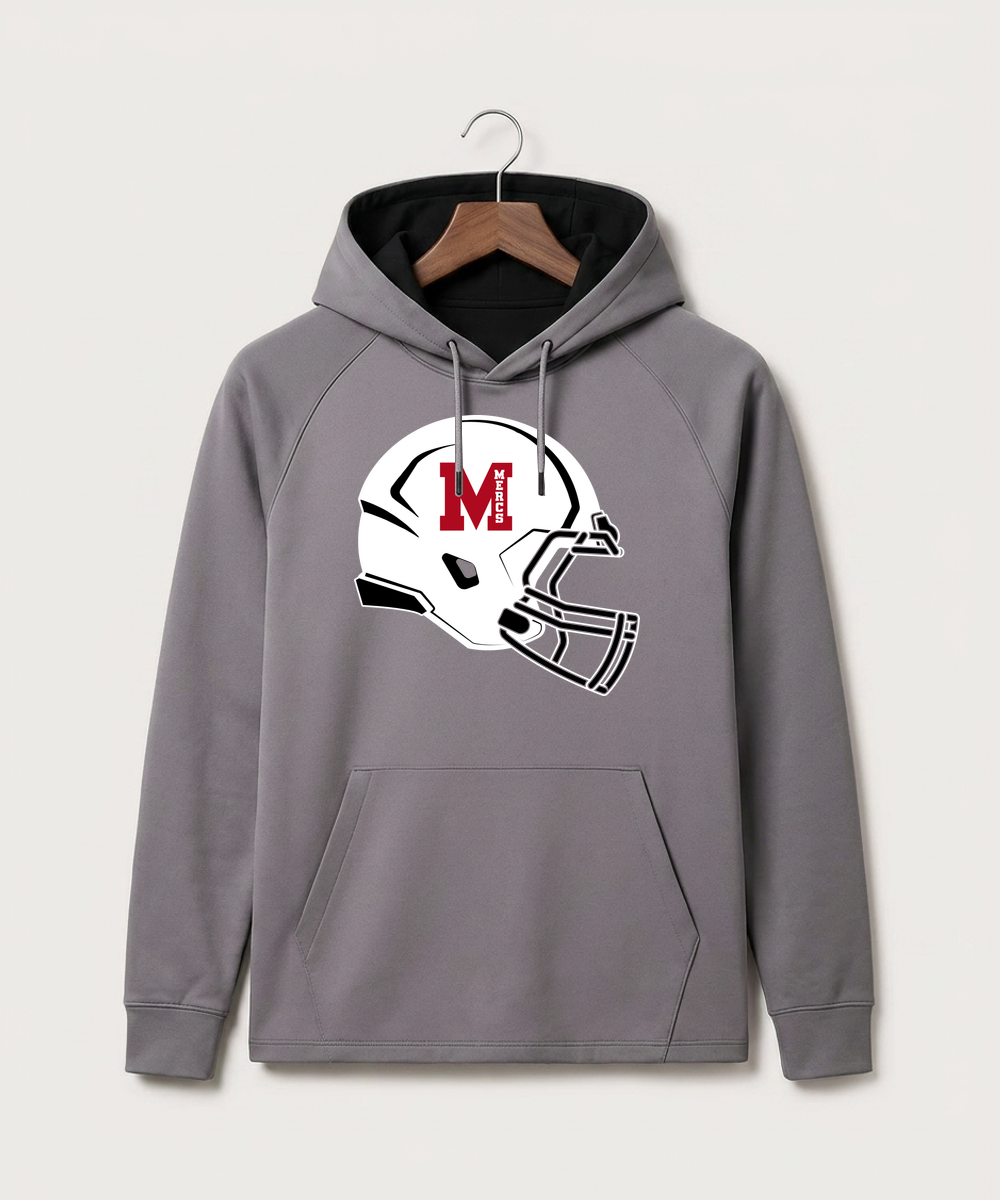 Mcgregor High School Football (Boys) - Gray Hoodie - Full Front
