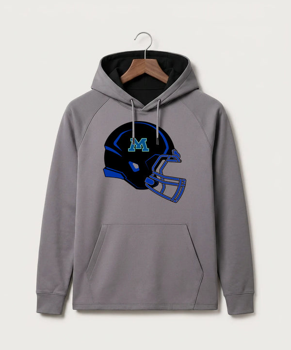 Minnewaska Area High School Football (Boys) - Gray Hoodie - Full Front