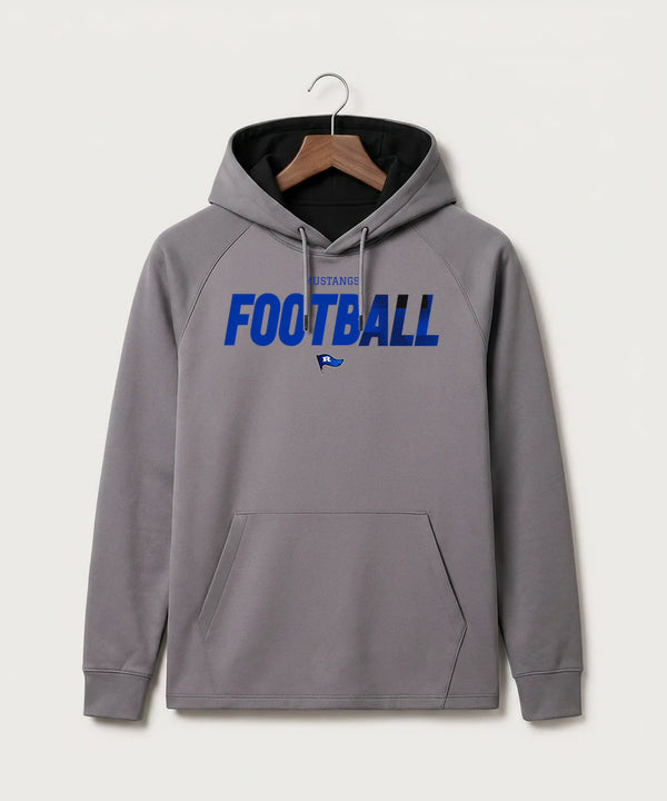 Red Lake County Central Football (Boys) - Gray Hoodie - Full Front