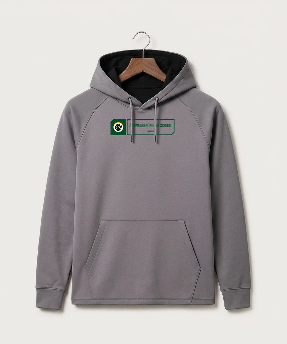 Ashwaubenon High School General (Sandbox) - Gray Hoodie - Full Front