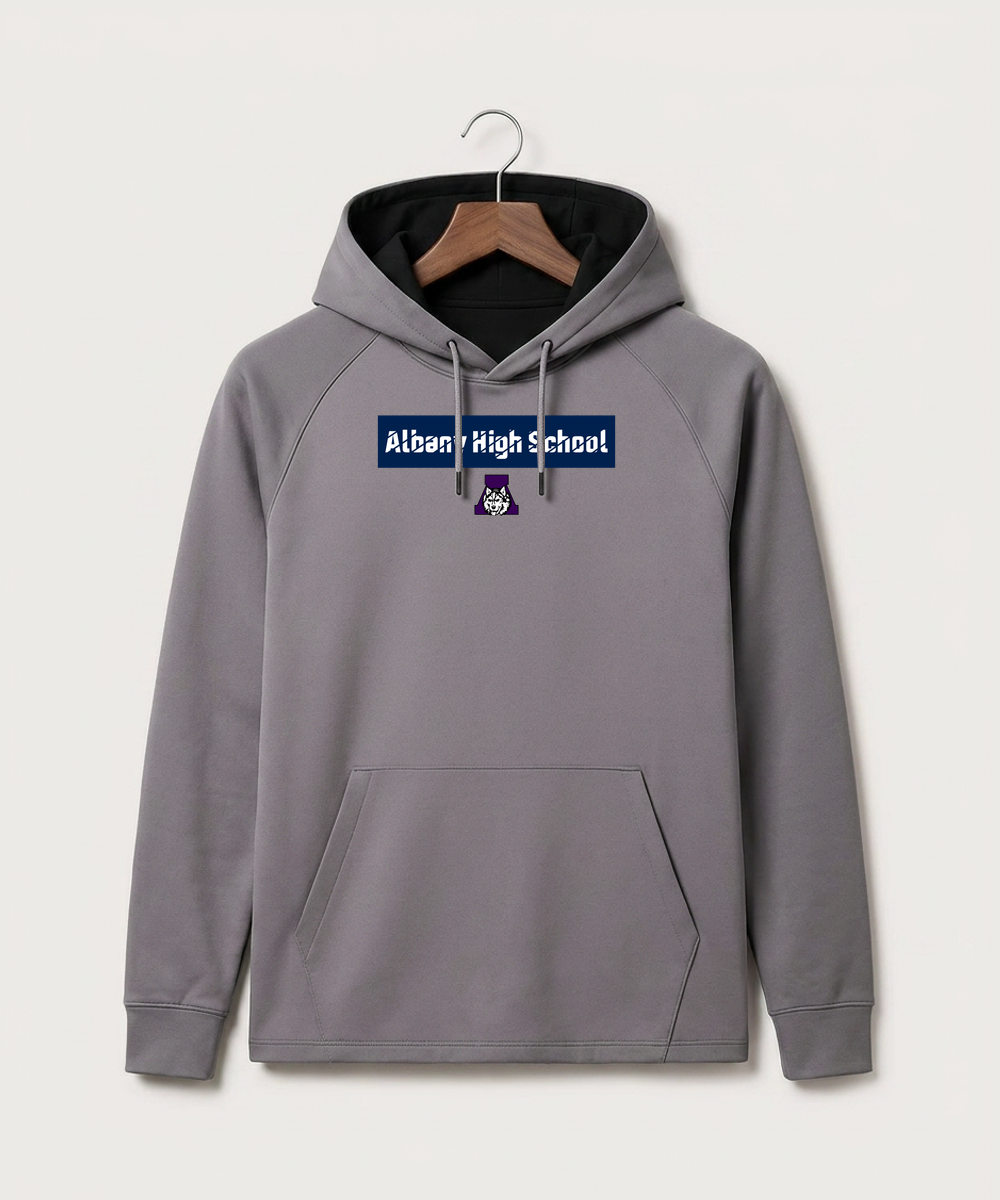 Albany High School Athletics - Gray Hoodie - Full Front