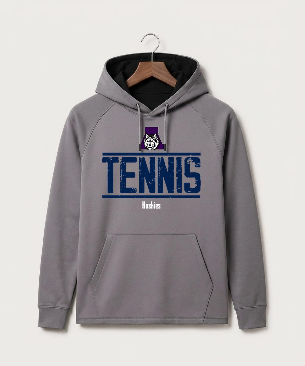 Albany High School Tennis (Boys) - Gray Hoodie - Full Front
