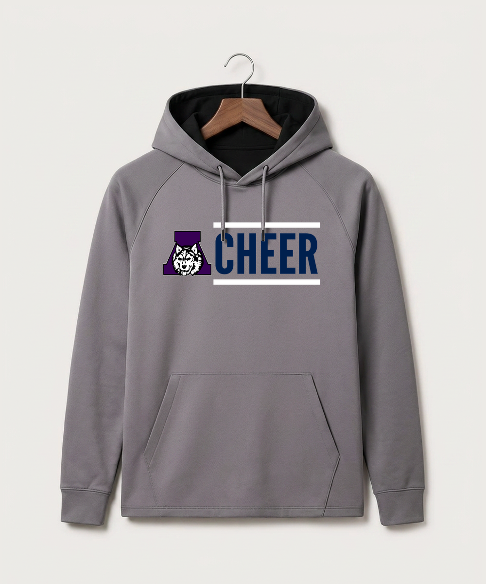 Albany High School Cheerleading - Gray Hoodie - Full Front