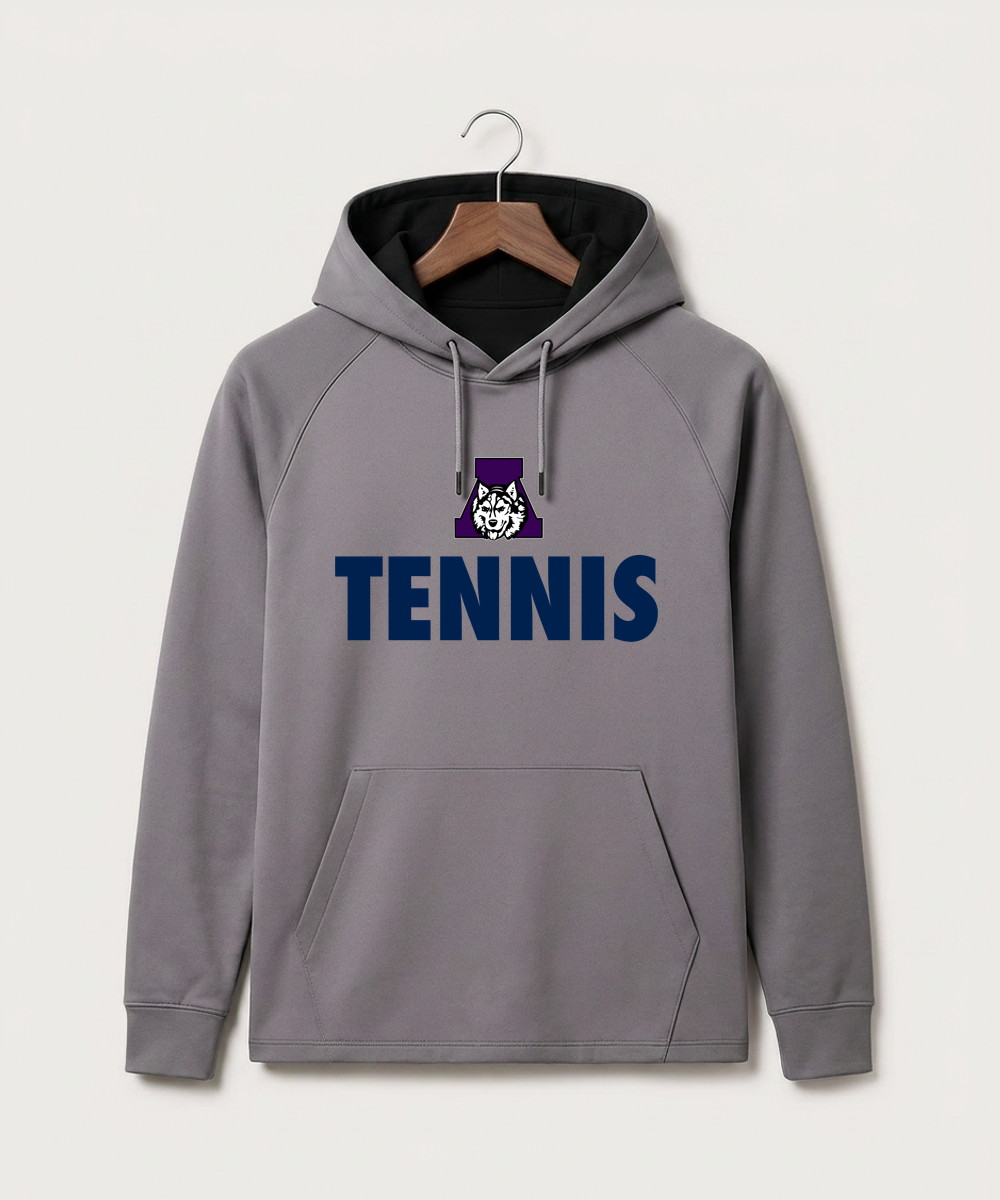 Albany High School Tennis (Boys) - Gray Hoodie - Full Front