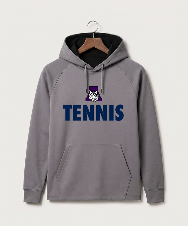 Albany High School Tennis (Boys) - Gray Hoodie - Full Front
