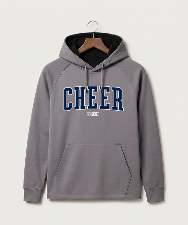 Albany High School Cheerleading - Gray Hoodie - Full Front