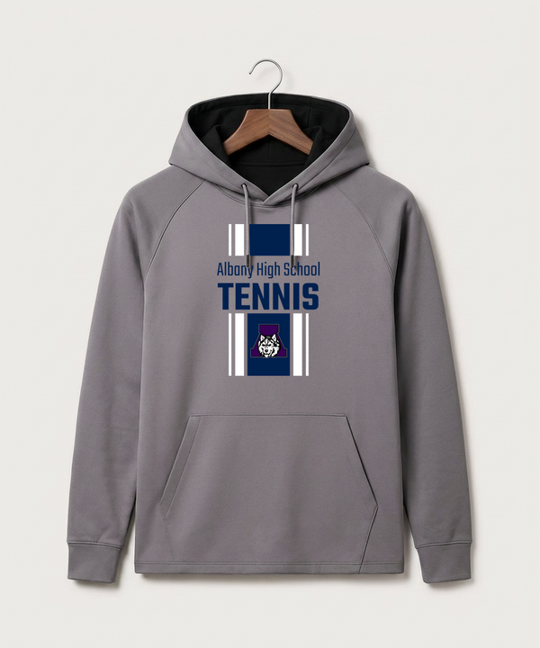 Albany High School Tennis (Boys) - Gray Hoodie - Full Front