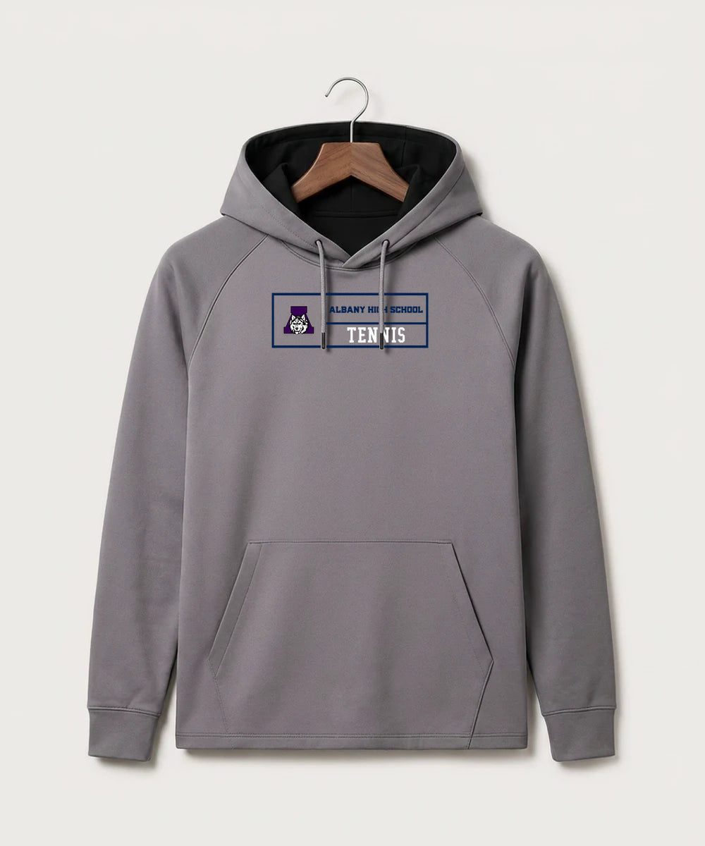 Albany High School Tennis (Boys) - Gray Hoodie - Full Front