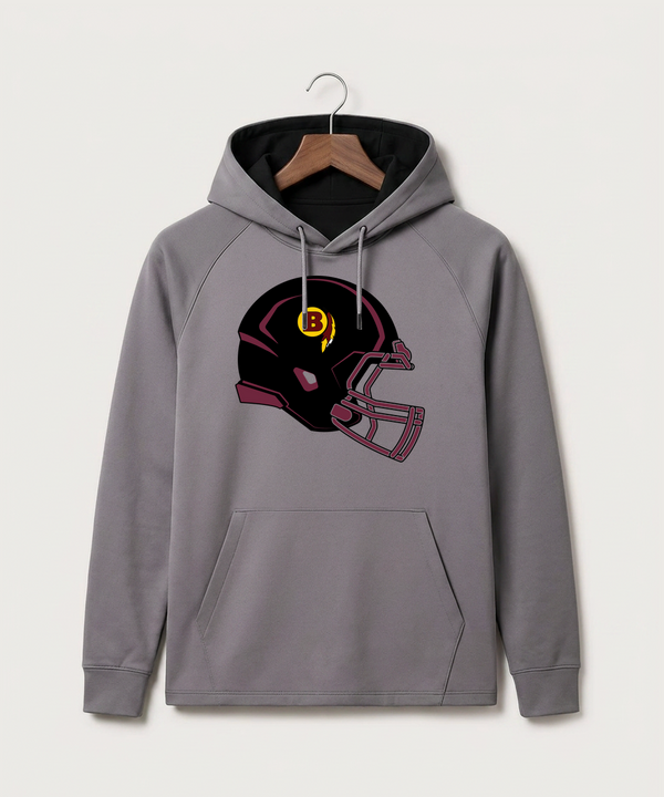Benson High School Football (Boys) - Gray Hoodie - Full Front