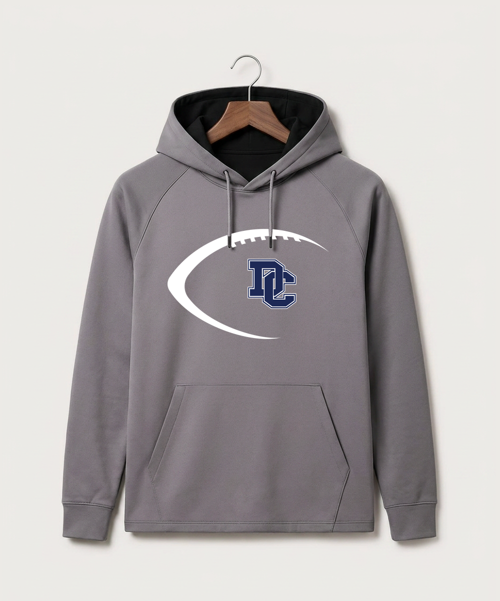 Dassel Cokato High School Football (Boys) - Gray Hoodie - Full Front