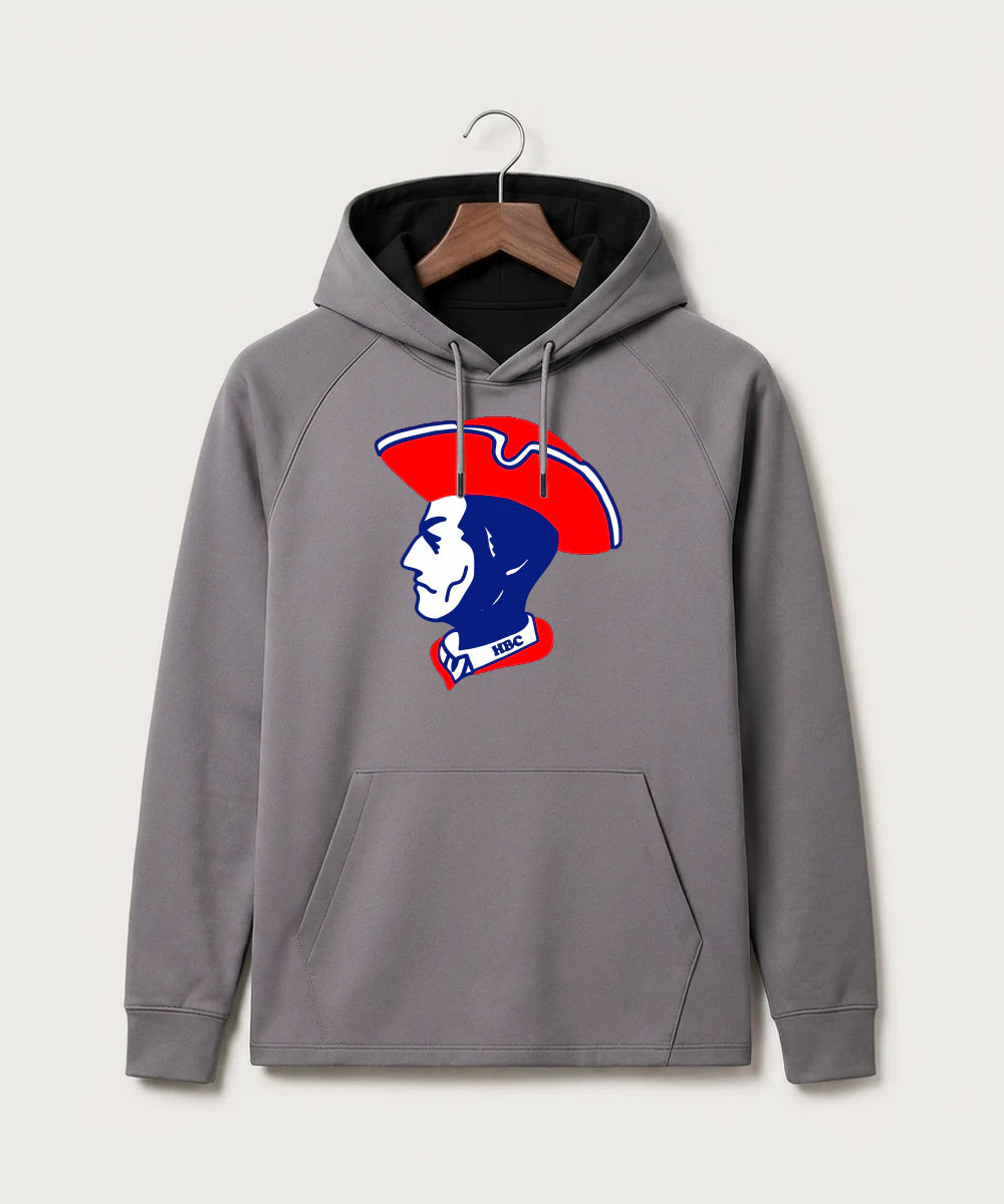 Hills-Beaver Creek High School Volleyball (Girls) - Gray Hoodie - Full Front