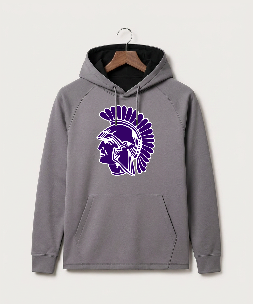 Barnesville High School Football (Boys) - Gray Hoodie - Full Front