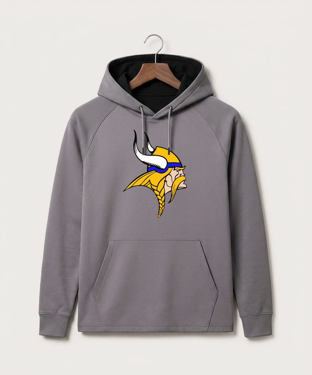 Hayfield High School Volleyball (Girls) - Gray Hoodie - Full Front