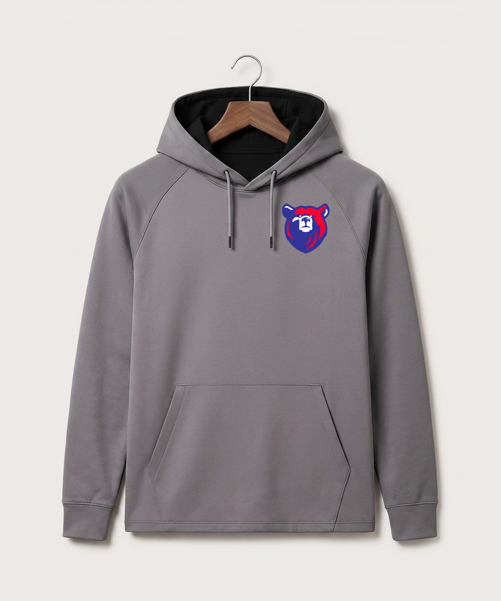 Bertha Hewitt High School Football (Boys) - Gray Hoodie - Left Chest