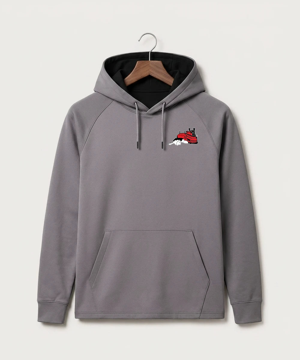 Fulton High School Football (Boys) - Gray Hoodie - Left Chest