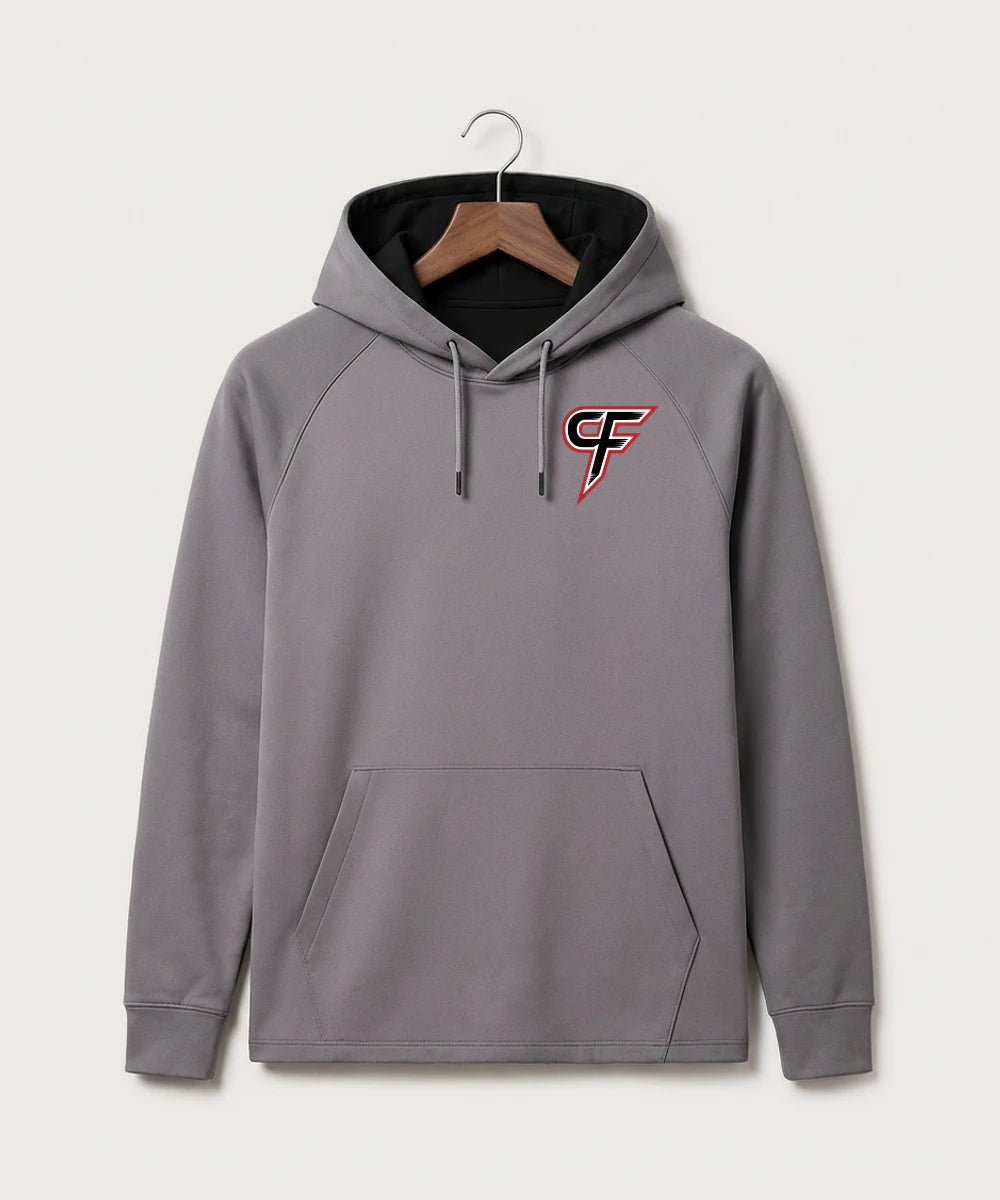 Cannon Falls High School Volleyball (Girls) - Gray Hoodie - Left Chest