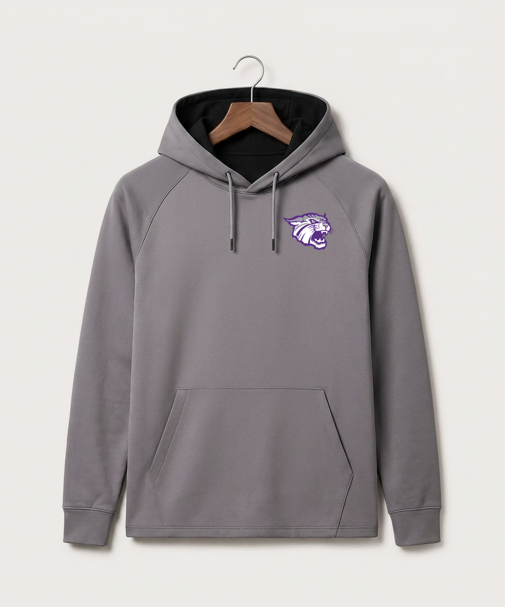Goodhue High School Volleyball (Girls) - Gray Hoodie - Left Chest